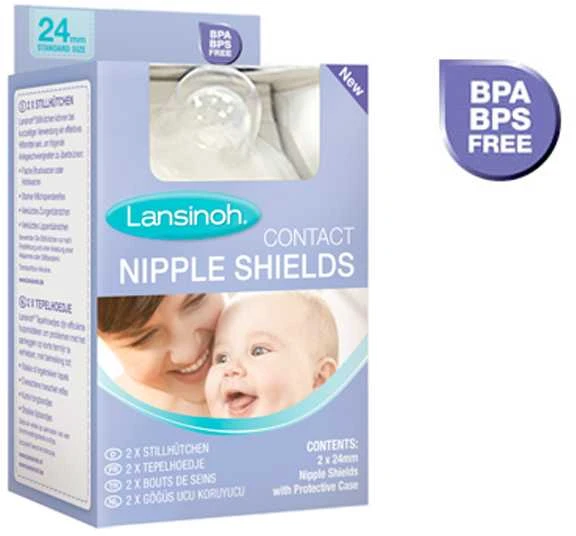 Lansinoh Contact Liners pagalbiniai maitinimo speneliai 24mm 2vnt