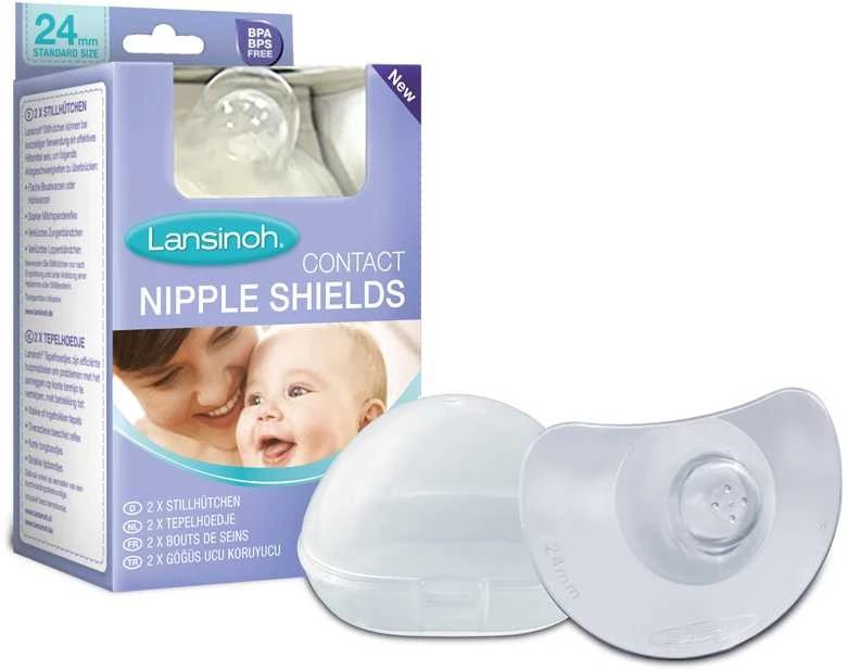 Lansinoh Contact Liners pagalbiniai maitinimo speneliai 24mm 2vnt