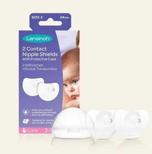 Lansinoh Contact Liners pagalbiniai maitinimo speneliai 24mm 2vnt