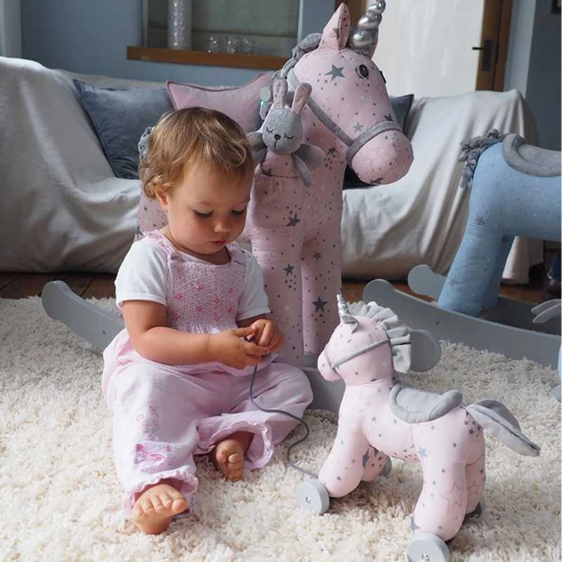 LITTLE BIRD TOLD ME traukiamas žaislas CELESTE UNICORN