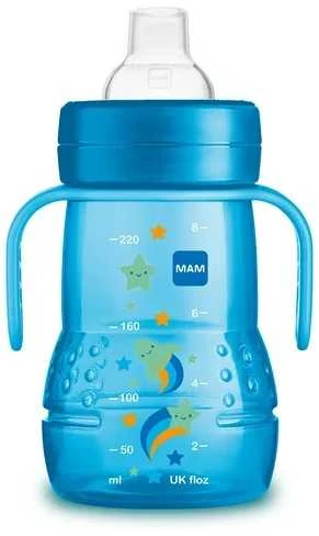 MAM 220 ml buteliukas-gertuvė TRAINER, 1 vnt.