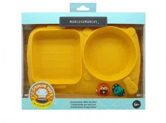 MARCUS&MARCUS kūrybinė lėkštė su siurbtuku MAŽASIS VIRĖJAS, Lola