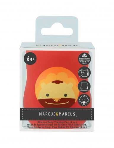 MARCUS&MARCUS silikoninis kūdikio mokymosi puodelis MARCUS, 118 ml