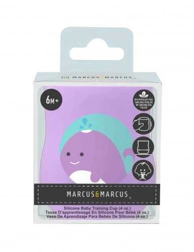 MARCUS&MARCUS silikoninis kūdikio mokymosi puodelis WILLO, 118 ml