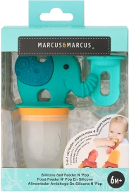 MARCUS&MARCUS silikoninis maitintuvas, forma ledams, kramtukas OLLIE