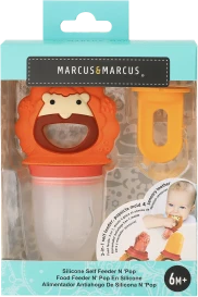 MARCUS&MARCUS silikoninis maitintuvas, forma ledams, kramtukas MARCUS