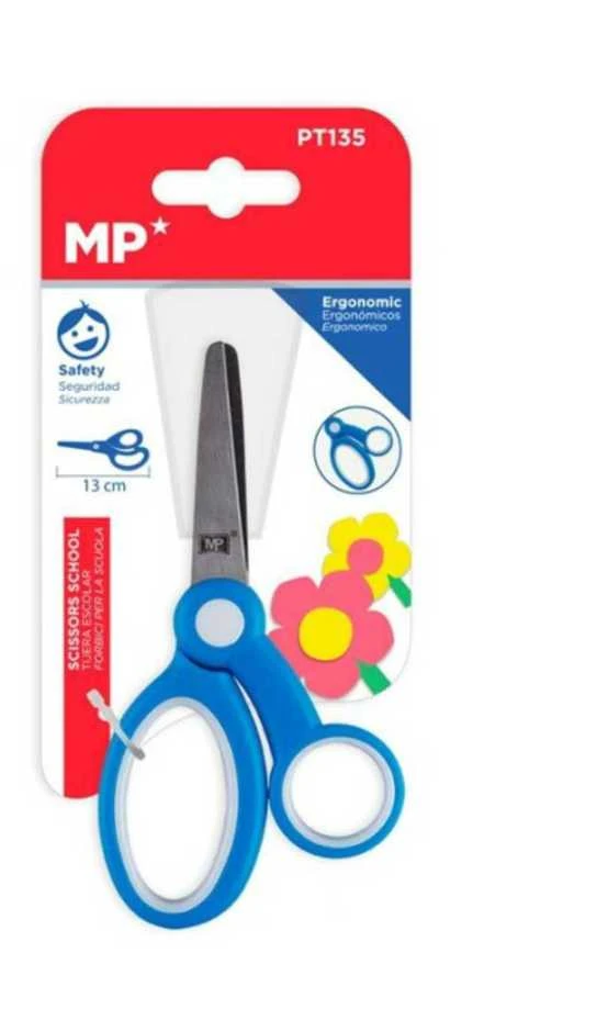 MP ergonominės vaikiškos žirklės, 13 cm