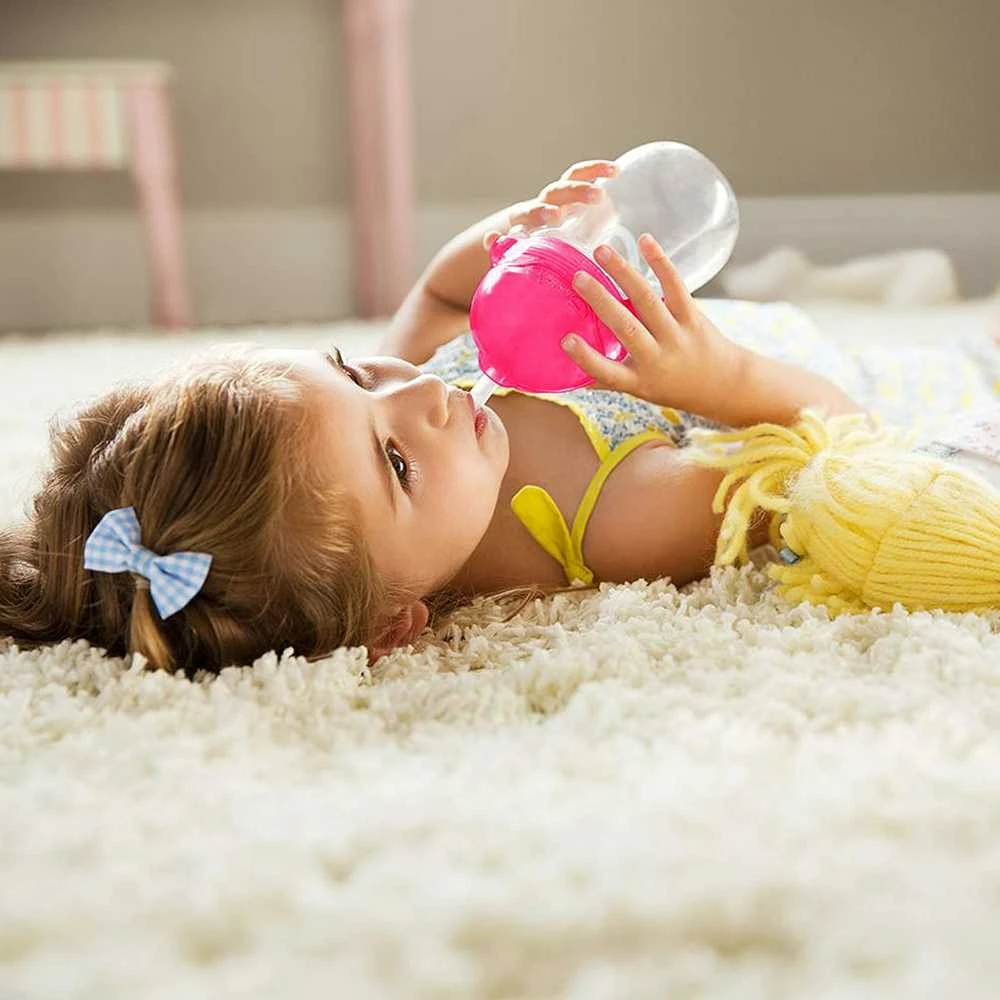 MUNCHKIN gertuvė su šiaudeliu WEIGHTED FLEXI-STRAW, 296 ml, 12+ mėn.