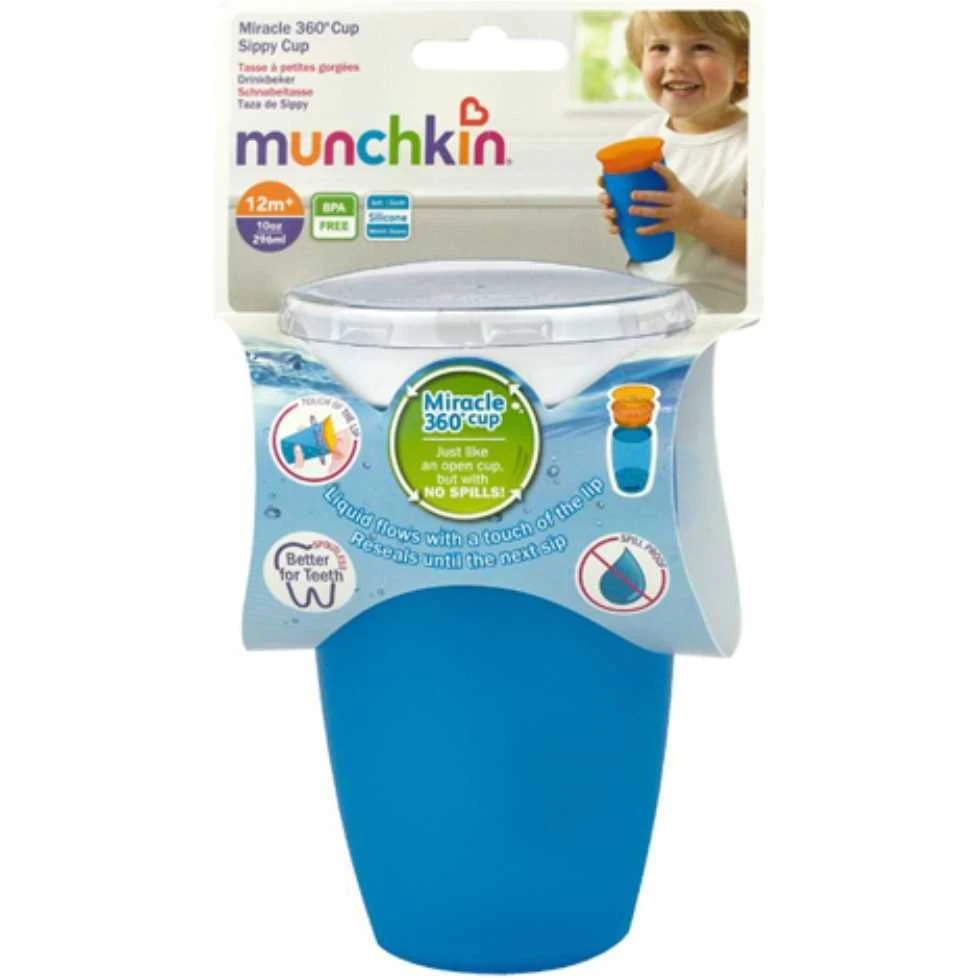 MUNCHKIN MIRACLE neišsiliejantis puodelis-gertuvė, 296 ml
