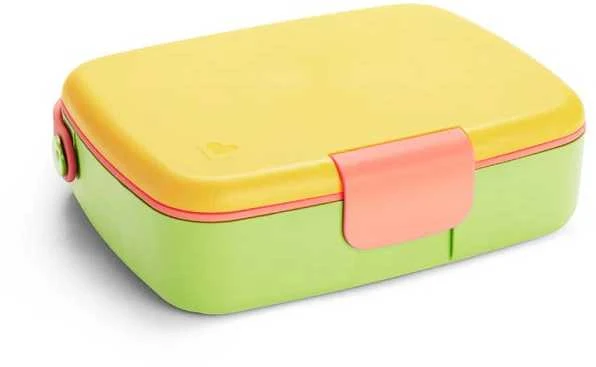 MUNCHKIN priešpiečių dėžutė Bento, 18mėn+, geltona, 1253101