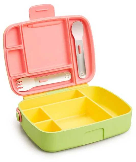 MUNCHKIN priešpiečių dėžutė Bento, 18mėn+, geltona, 1253101