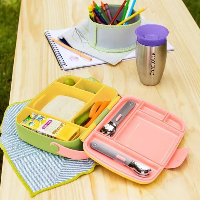 MUNCHKIN priešpiečių dėžutė Bento, 18mėn+, geltona, 1253101