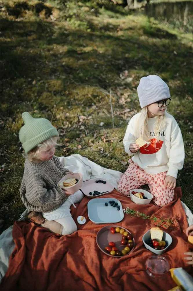 MUSHIE lėkštės, Blush, 2 vnt.