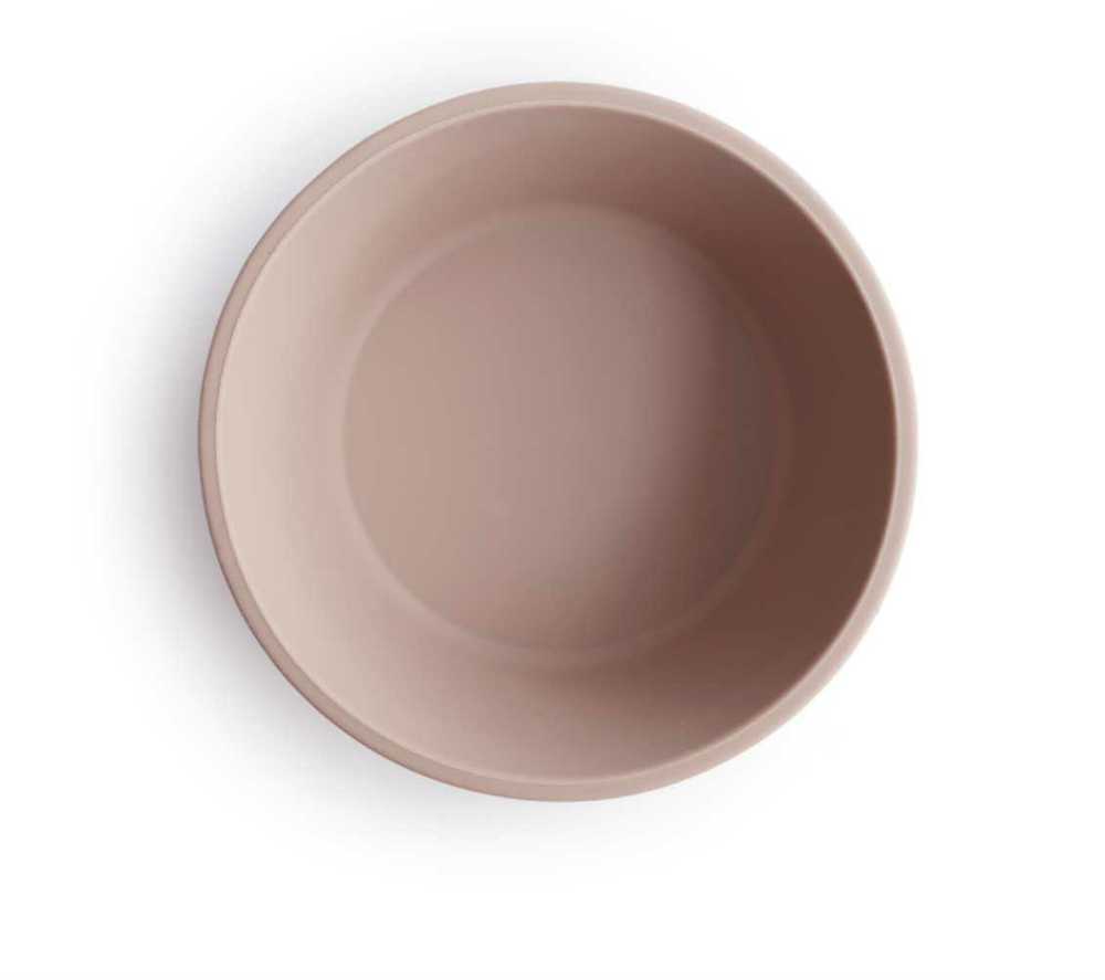 MUSHIE silikoninis dubenėlis limpančiu dugnu, Blush
