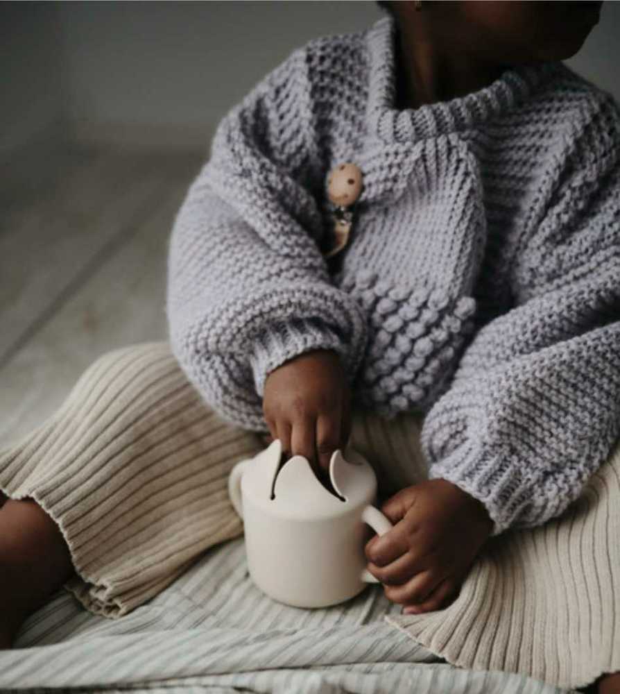 Mushie užkandžių indelis (Blush)