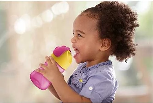 Philips AVENT 12+ mėn. puodelis su šiaudeliu 300 ml, rožinis