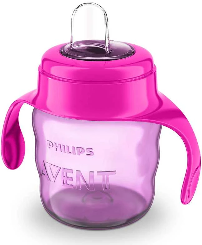 Philips AVENT 200 ml 6+ mėn. EASY SIP neišsipilanti gertuvė, violetinė