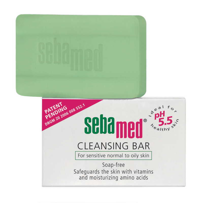 SebaMed jautrios odos valymo baras valomasis muilas