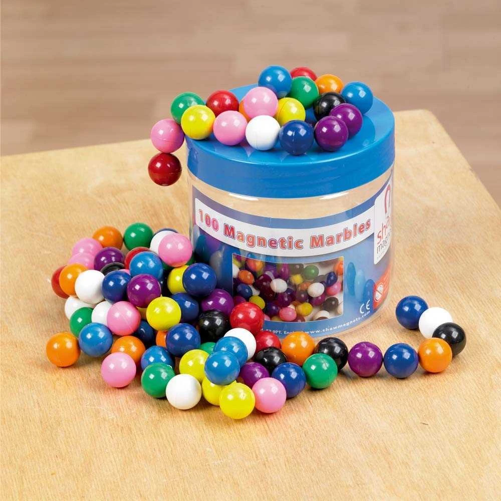 SHAW MAGNETS magnetiniai kamuoliukai indelyje, 100 vnt.