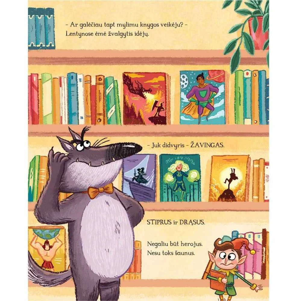 KNYGA Skaitau Nuo Gimimo Didvyris vilkas