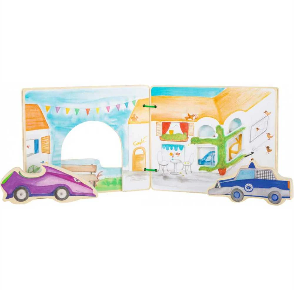 SMALL FOOT interaktyvi medinė knygelė POLICE
