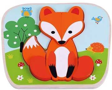 SUN BABY medinė dėlionė FOX