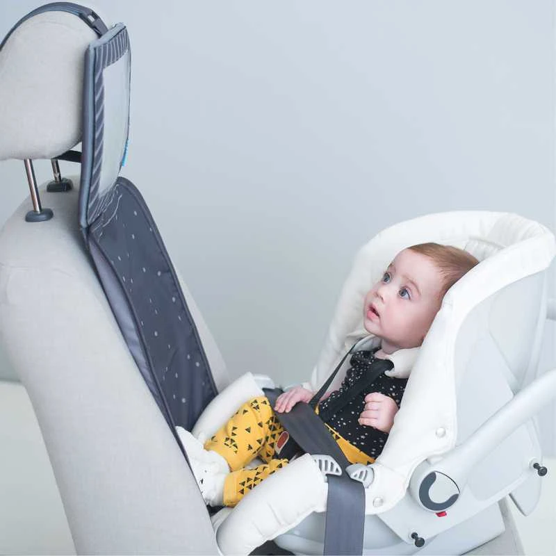 TAF TOYS automobilio sėdynės apsauga, dėklas plančetei ir veidrodis viename 3IN1