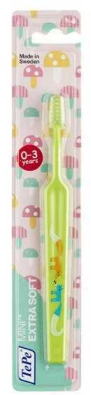 TEPE 0-3 m. dantų šepetėlis EXTRA SOFT MINI, 1 vnt.