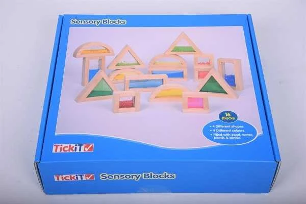 TICKIT sensorinių geometrinių formų rėmelių rinkinys, 16 vnt.