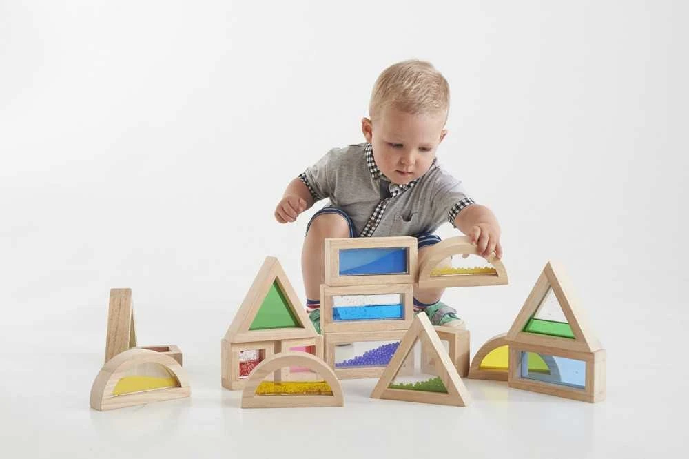 TICKIT sensorinių geometrinių formų rėmelių rinkinys, 16 vnt.