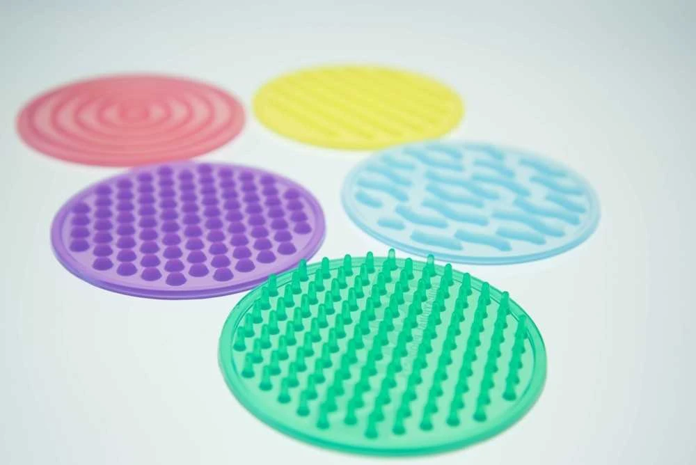 TICKIT SILISHAPES sensorinių apskritimų rinkinys, 10 vnt.