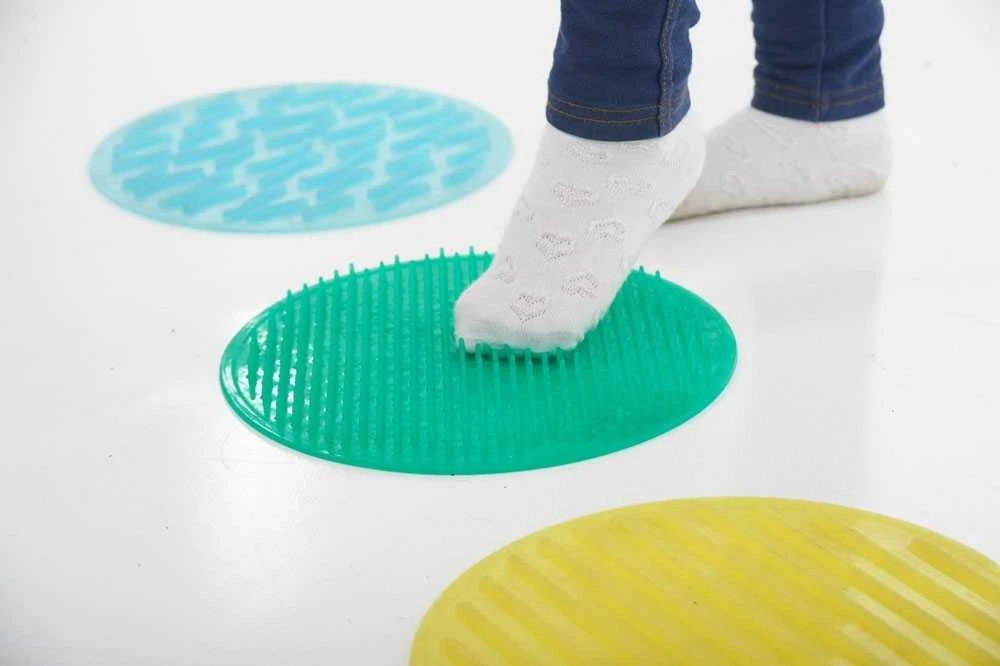 TICKIT SILISHAPES sensorinių apskritimų rinkinys, 10 vnt.
