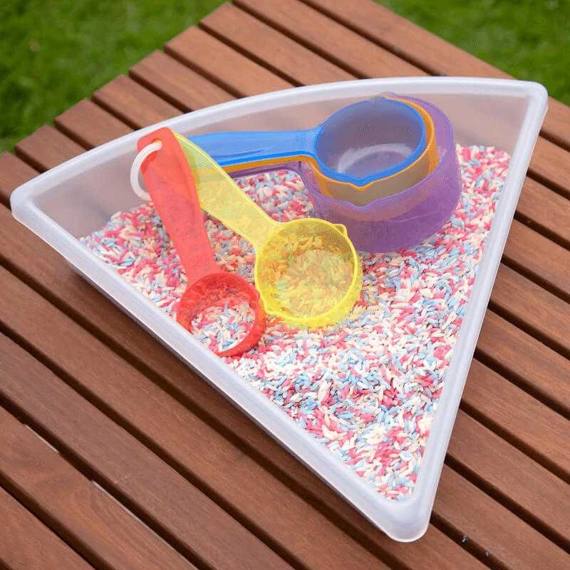 TICKIT skaidrių matavimo šaukštelių rinkinys, 5 vnt.