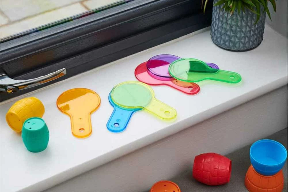 Tickit Skaidrios spalvotos lopetėlės CM73109