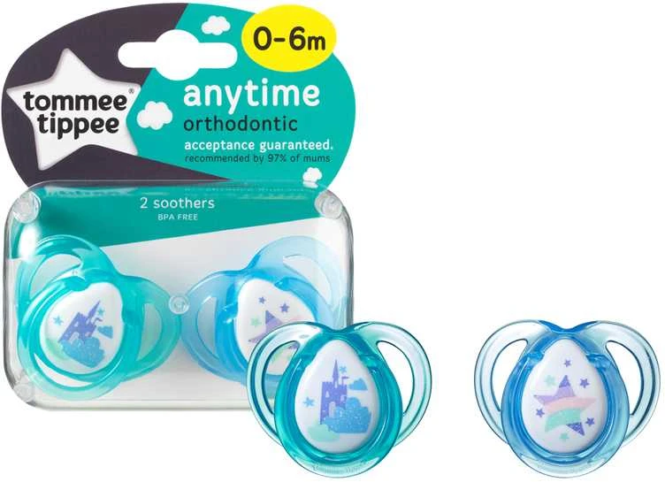TOMMEE TIPPEE 0-6 mėn. Closer to Nature ANYTIME čiulptukas, 2 vnt.