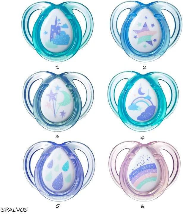TOMMEE TIPPEE 0-6 mėn. Closer to Nature ANYTIME čiulptukas, 2 vnt.