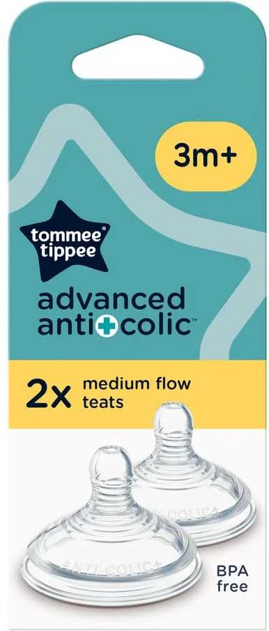 TOMMEE TIPPEE žindukai vidutinės srovės ANTI-COLIC, 2 vnt., 42112853