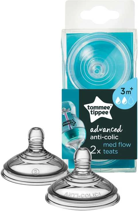 TOMMEE TIPPEE žindukai vidutinės srovės ANTI-COLIC, 2 vnt., 42112853