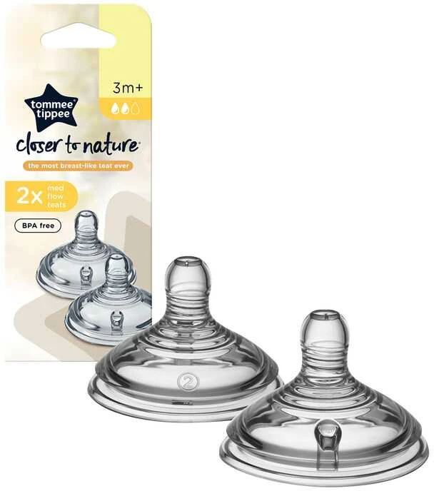 TOMMEE TIPPEE Natural Start žindukas vidutinės srovės EASI-VENT, su sterilizavimo funkcija 2vnt., 42112253