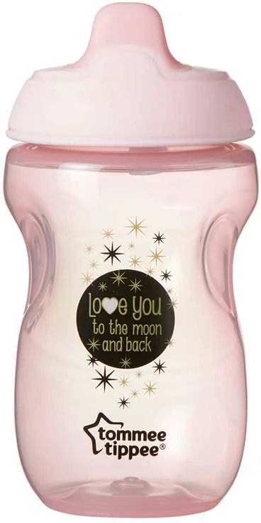 TOMMEE TIPPEE 300 ml. 7+ mėn. MODA SIPPEE puodelis, rožinis