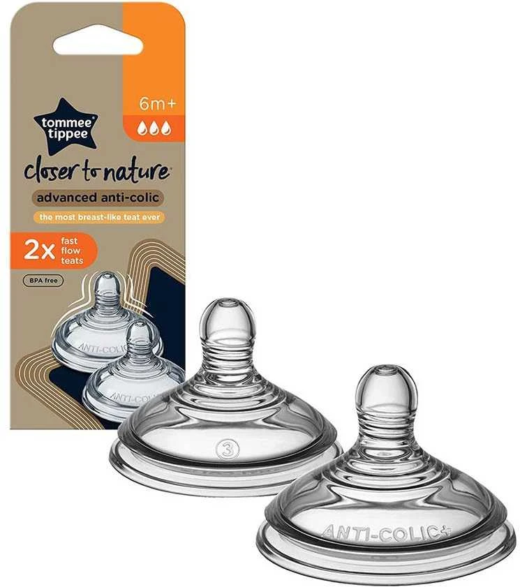 TOMMEE TIPPEE antikolinis žindukas, greitas, 2 vnt., 42122453