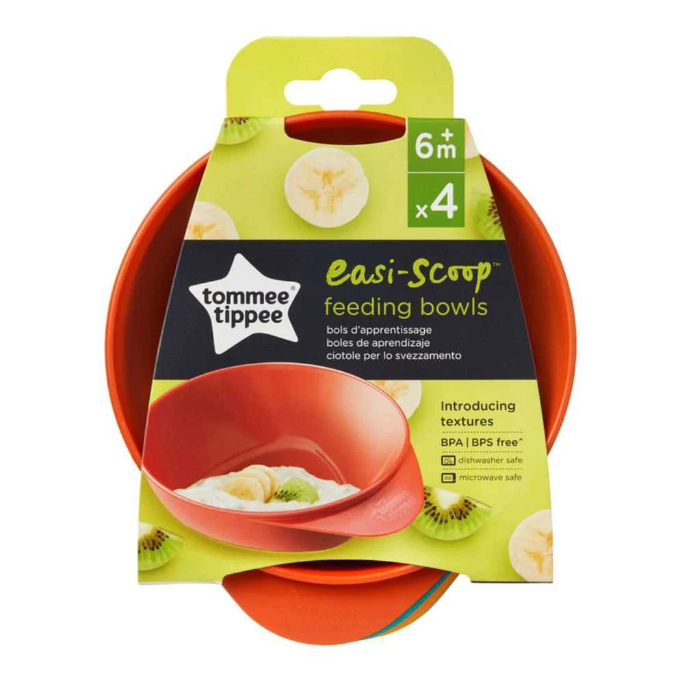 TOMMEE TIPPEE dubenėliai EASY SCOOP, 4 vnt., 44671493