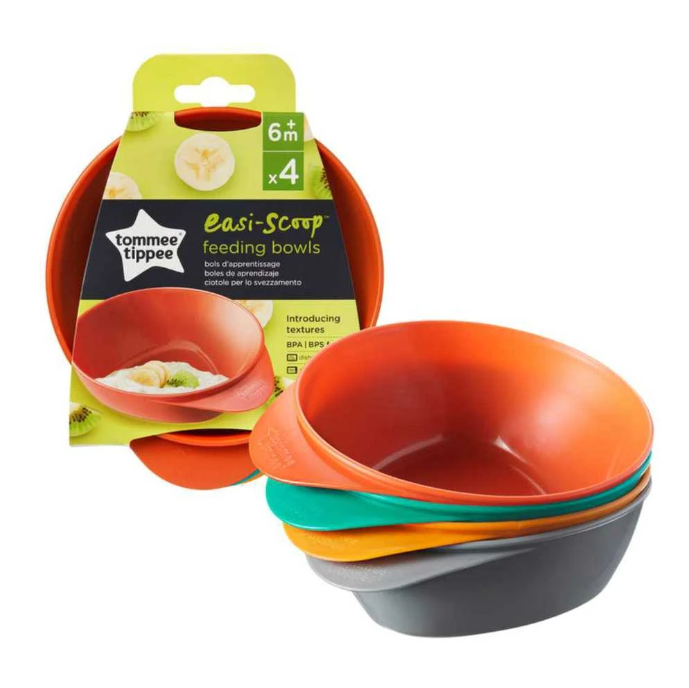 TOMMEE TIPPEE dubenėliai EASY SCOOP, 4 vnt., 44671493