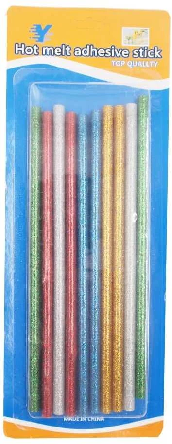 Trenk TR karštų klijų lazdelės GLITTER (PLONOS), 10 vnt.