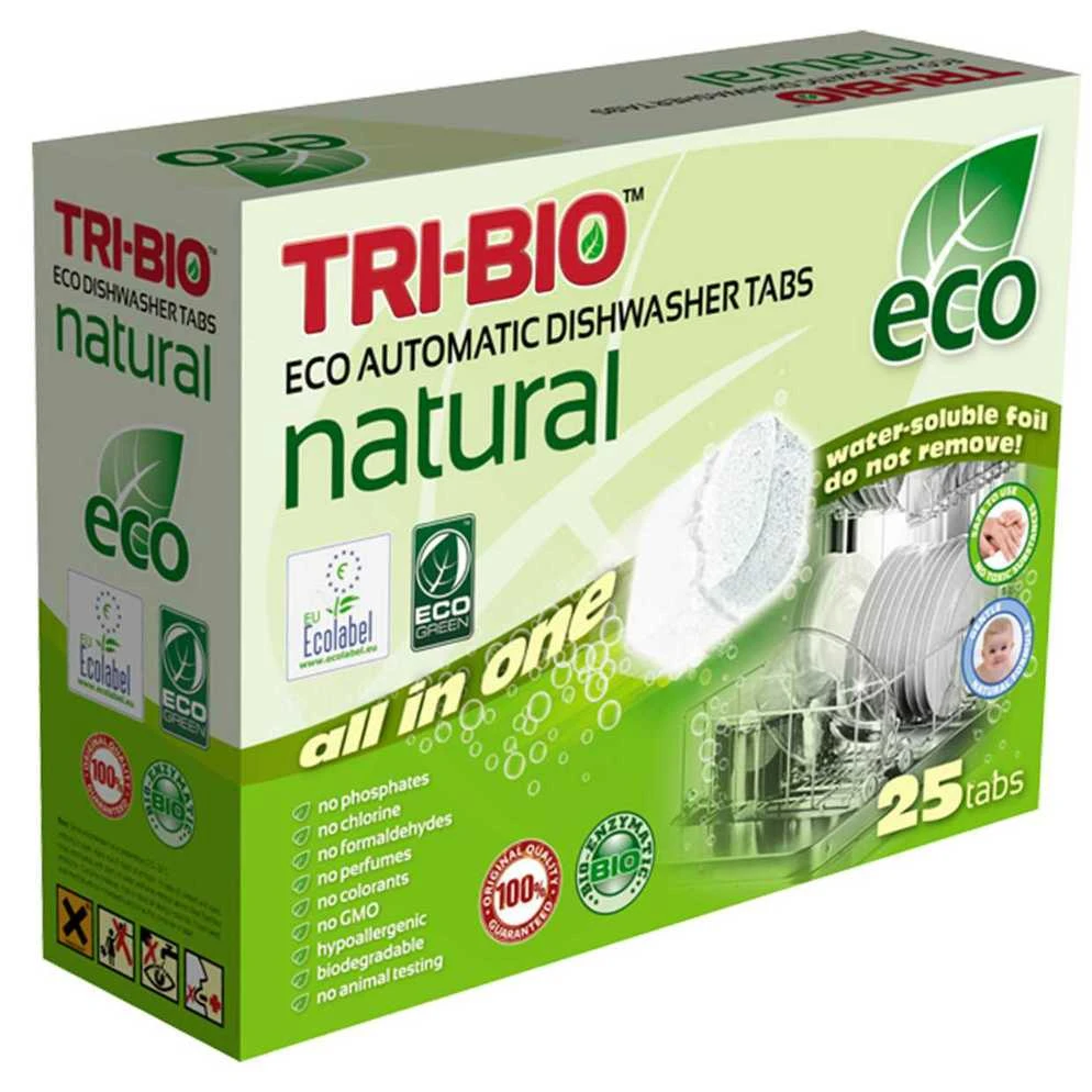 Tabletės indaplovėms TRI-BIO VISKAS VIENA, 25 tabletės, 500g