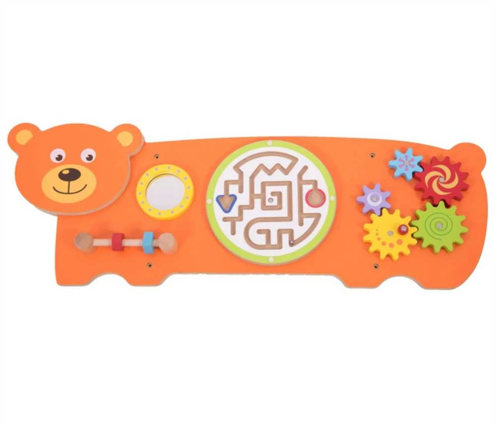 Viga Toys Medinis Manipuliacinis Žaislas - Sensorycinė Tablica Mišis