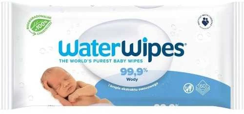 WATER WIPES WATERWIPES drėgnos servetėlės, 60 vnt.
