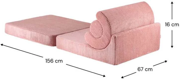 WIGIWAMA išlankstoma kėdė Rožinis MOUSSE