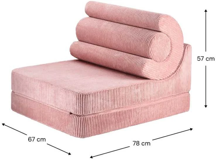 WIGIWAMA išlankstoma kėdė Rožinis MOUSSE