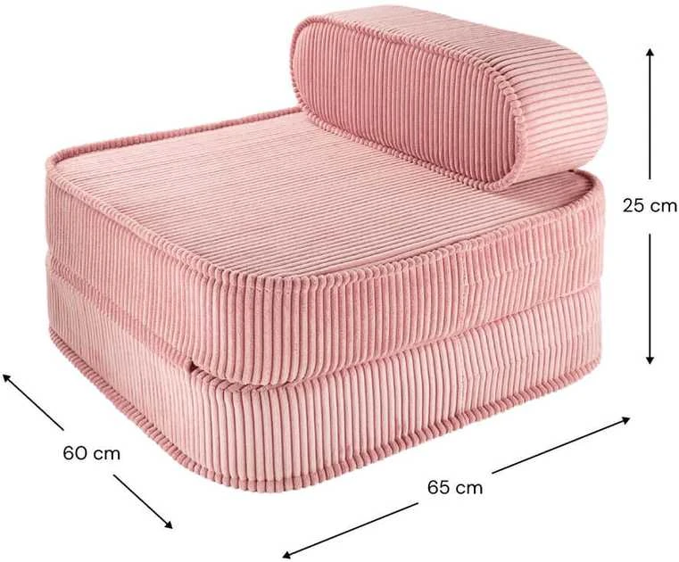 Fotelis WIGIWAMA išlankstomas foteliukas Rožinis MOUSSE